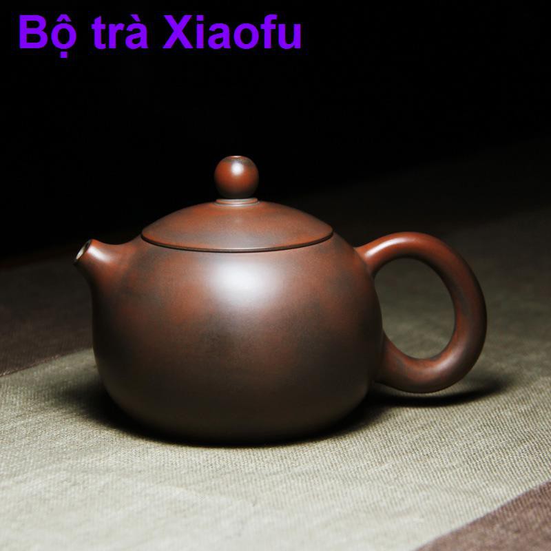 Thợ gốm Quảng Tây Qinzhou Nixing nổi tiếng Xishi nồi nguyên chất làm thủ công tinh khiết quặng bùn non-zisha Bộ trà