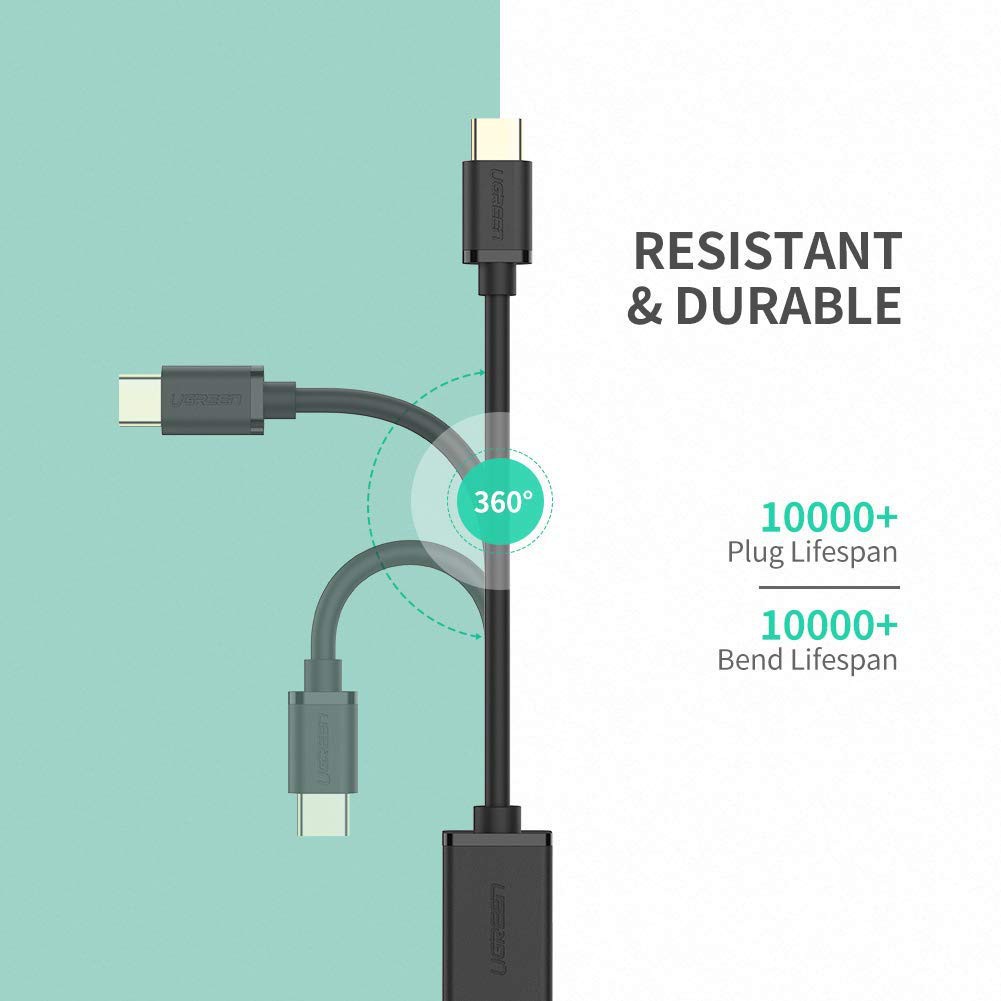 Cáp OTG USB Type C to USB 3.0 Ugreen 30701 chính hãng | WebRaoVat - webraovat.net.vn