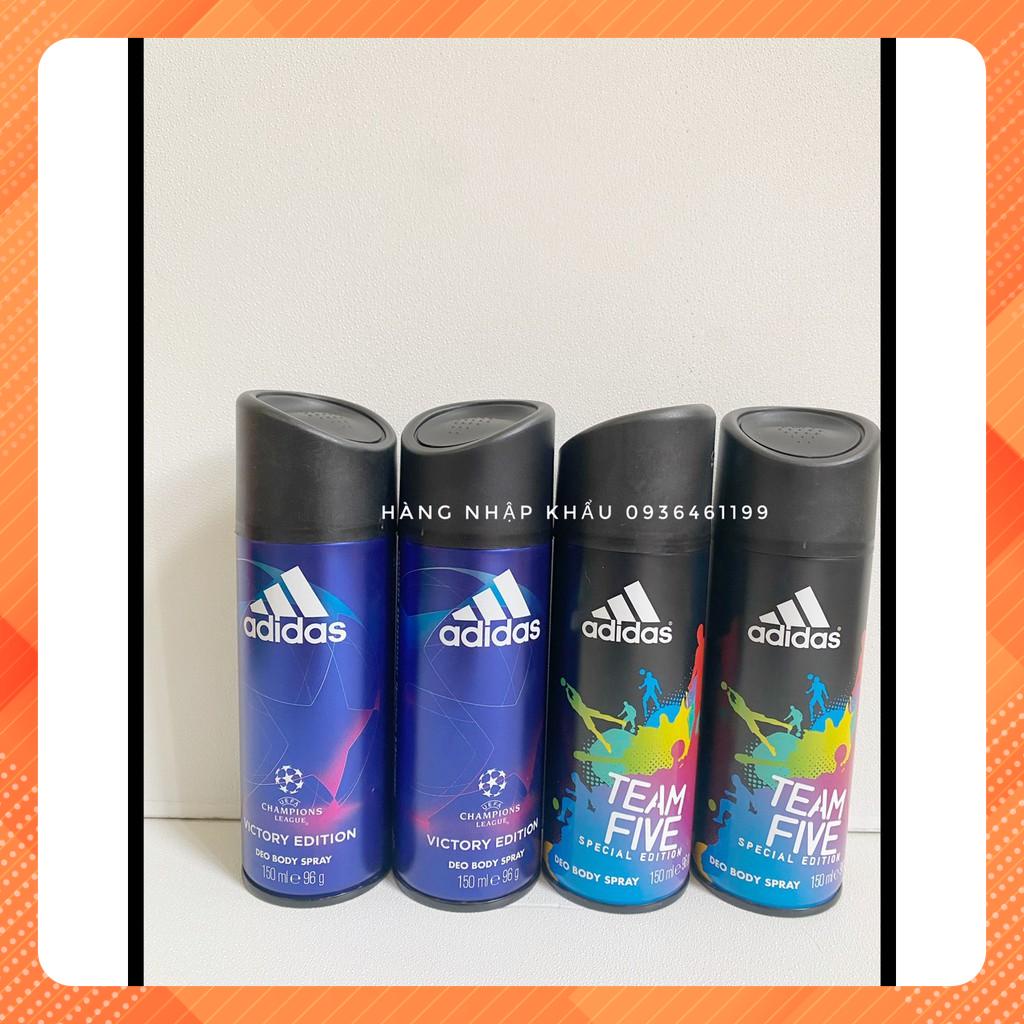 Xịt khử mùi toàn thân nam ADIDAS Tây Ban Nha 150ml