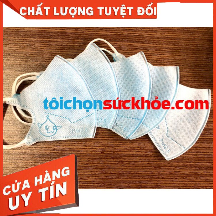 Khẩu trang 3D lọc bụi PM2.5 - Chống UV cho bé - Hộp 10 chiếc | BigBuy360 - bigbuy360.vn