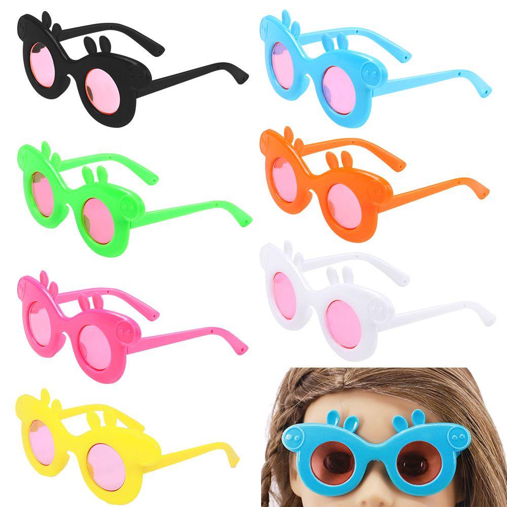 Mắt Kính Gọng Kim Loại Mini Dễ Thương Dành Cho Búp Bê