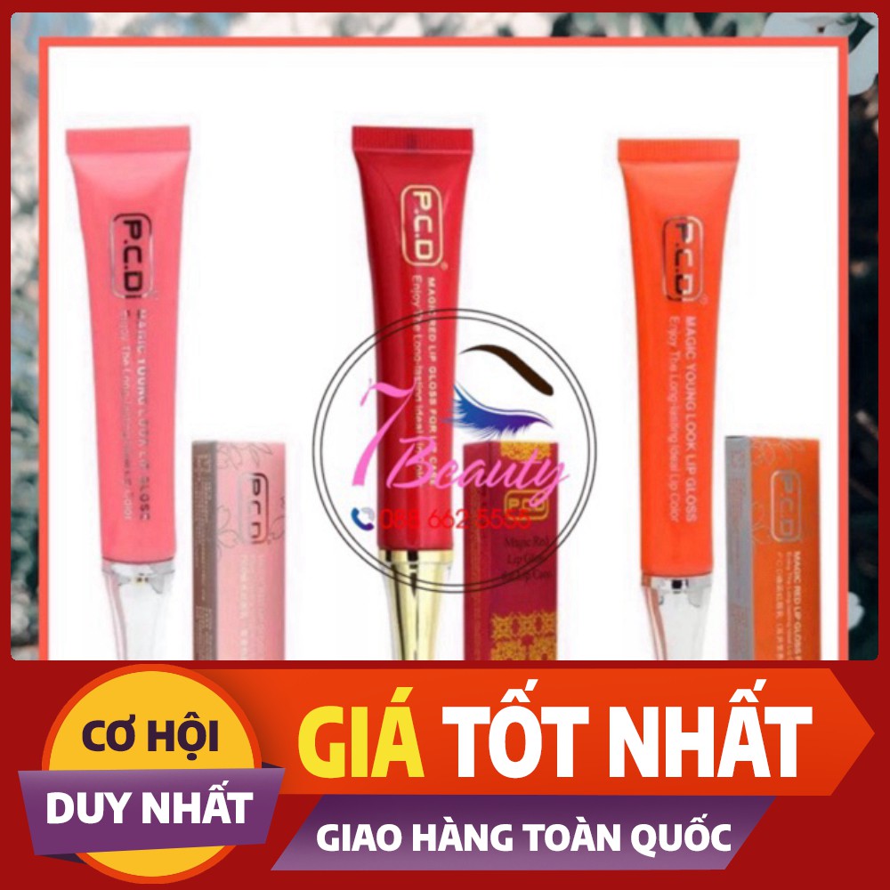 PCD DƯỠNG MÔI SAU XĂM 3 MÀU(ĐỎ-CAM-HỒNG)