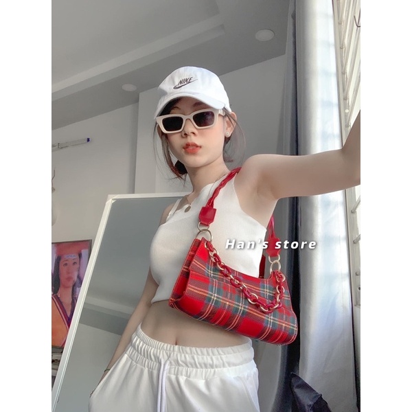 TÚI KẸP NÁCH CARO(ẢNH THẬT)