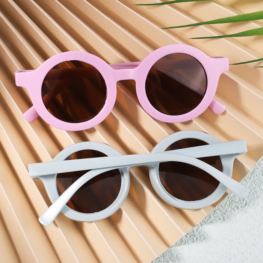 RainBow Bows 1 Kính Mát Tròng Tròn Màu Sắc Thời Trang Mùa Hè Cho Bé Trai Và Gái