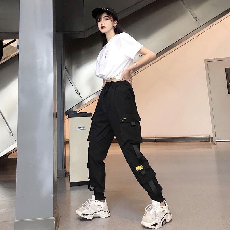 Quần Jogger Kaki Nam Nữ Túi Hộp Unisex Chất Dày Dặn