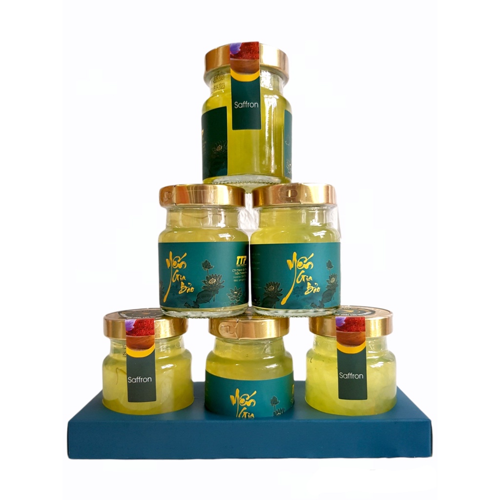 Yến Gia Bảo - Nước yến sào chưng 5% Saffron và 30% yến tươi cao cấp