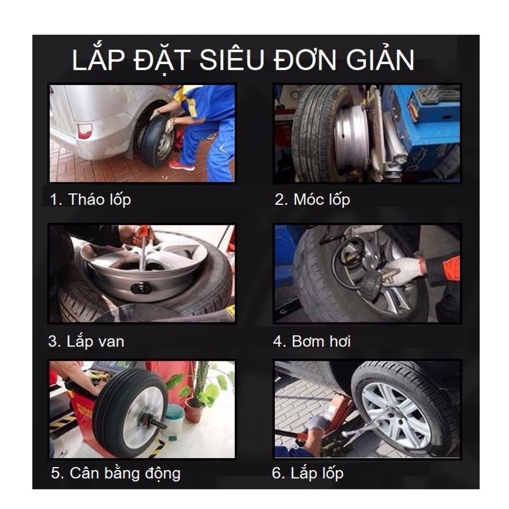 Cảm Biến Áp Suất Lốp TPMS Van Gắn Trong - Màn hình màu hiển thị nhiệt độ áp suất lốp