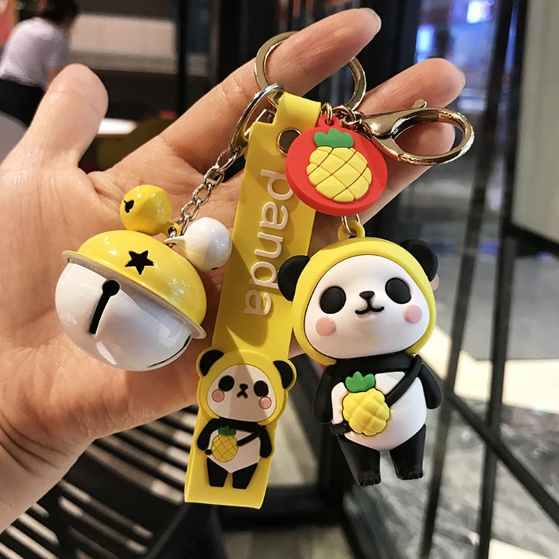 Móc Khóa Hình Gấu Trúc Dễ Thương Sáng Tạo