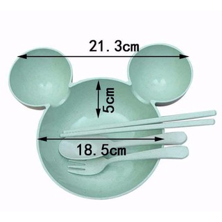 SÉT BÁT TẬP ĂN DẶM MICKY CHO BÉ