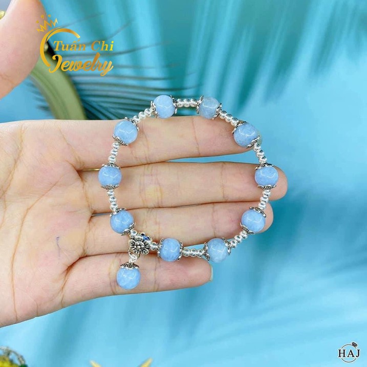 Lắc Tay Nữ HÀNG CAO CẤP Vòng Tay Bạc Nữ Cao Cấp, Kết Hợp Đá Phong Thủy Tự Nhiên Mang Lại May Mắn Và Tài Lộc