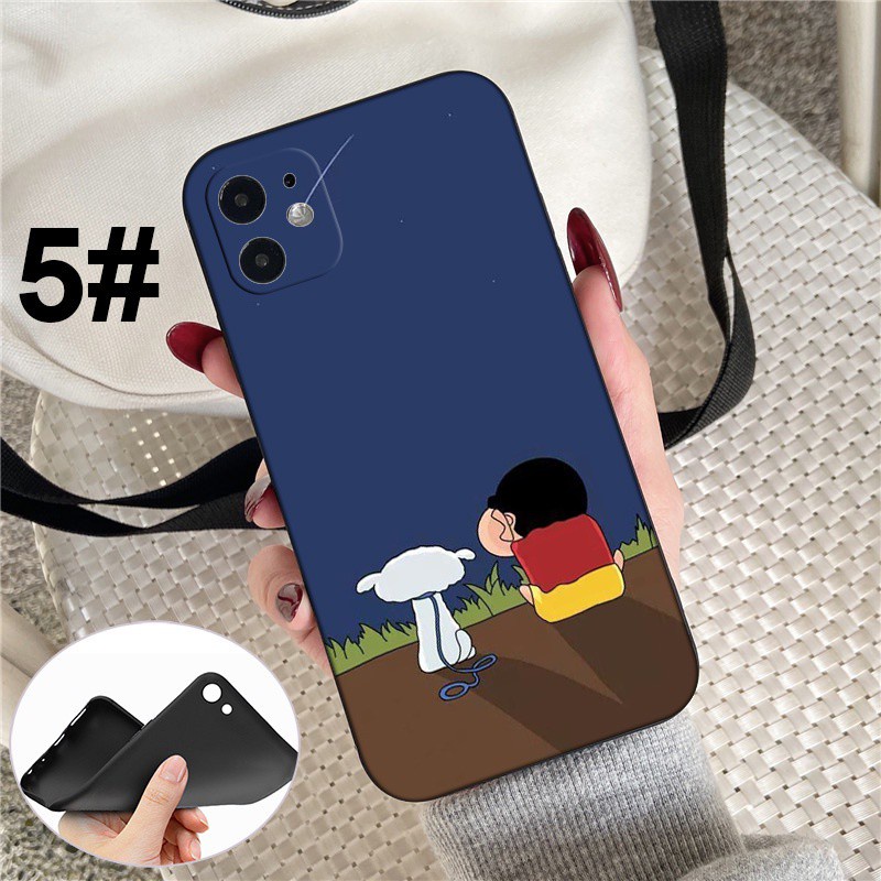 iPhone XR X Xs Max 7 8 6s 6 Plus 7+ 8+ 5 5s SE 2020 Soft Silicone Cover Phone Case Casing MD104 Crayon Shin-chan