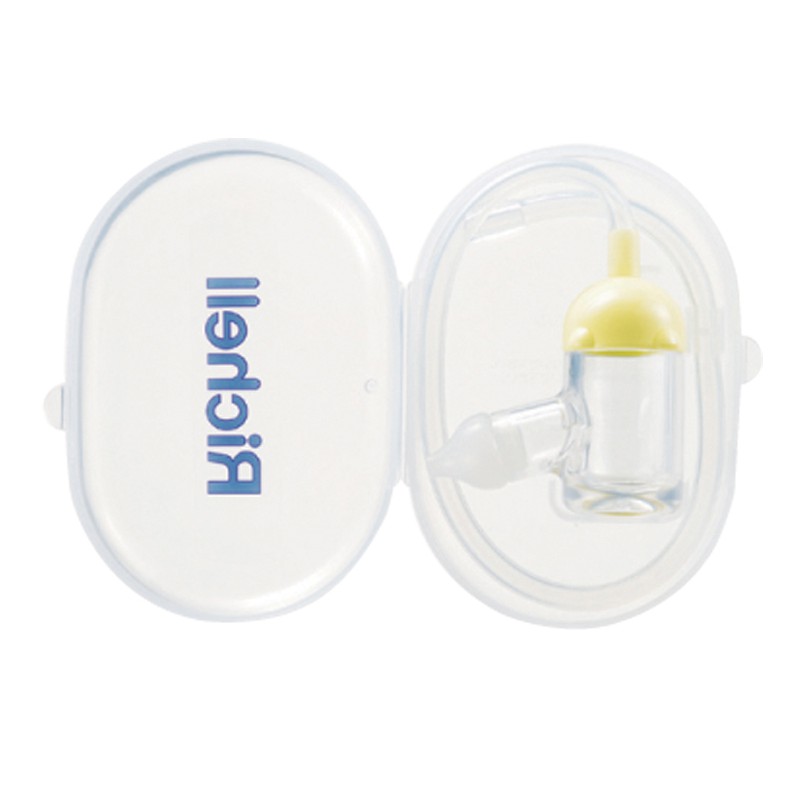 Dụng cụ hút mũi cho bé Richell RC98550, hút mũi có đầu silicon mềm mại - Monnie Kids