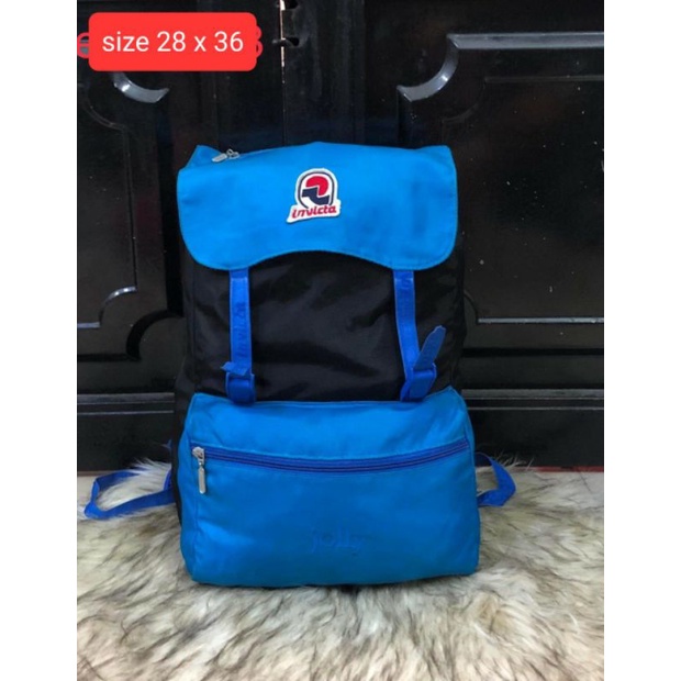 Ba lo kaki màu xanh  Kiểu Unisex . Túi 2hand