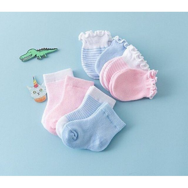 sét bao tay bao chân len cho bé cực đẹp