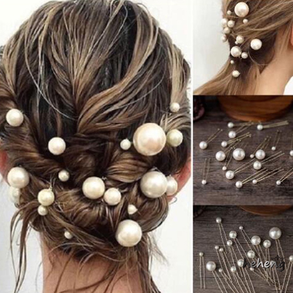 Bộ 20 Trâm Cài Tóc Bằng Hợp Kim Đính Ngọc Trai Phong Cách Trung Hoa Cổ Điển Dành Cho Nữ Mặc Sườn Xám