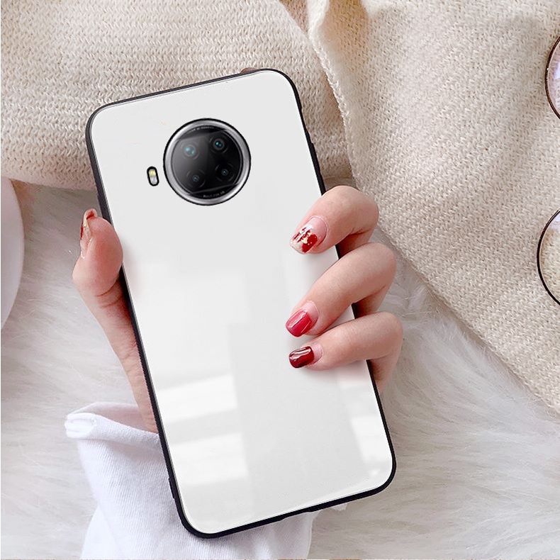 Ốp Lưng Xiaomi Redmi Note 9 Pro 5G, Mi 10T Lite 5G Mặt kính gương sáng bóng cao cấp