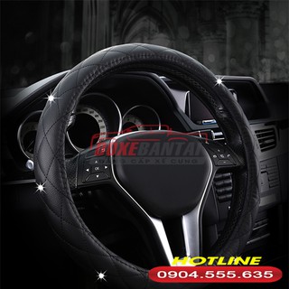 Bọc Vô Lăng Đính Đá Hạt Cườm Cao Cấp
