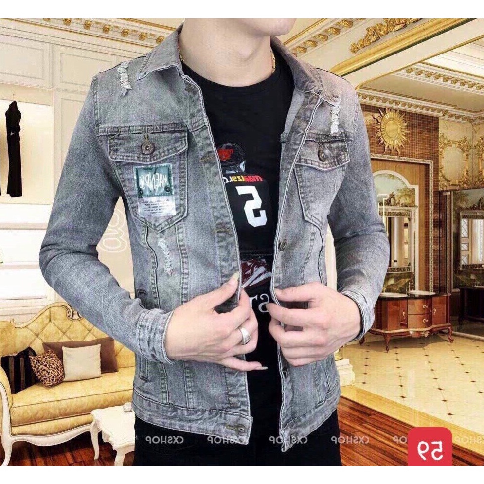 Áo khoác jean nam thời trang cao cấp, chất liệu denim thoáng mát, hàng chuẩn shop StoreBEN Shop0807 S12