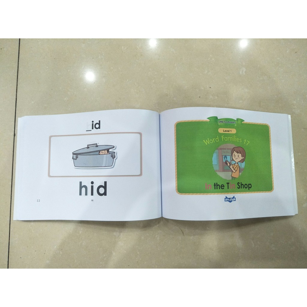 Sách - Little fox readers level 1 : Word families - 2 cuốn | BigBuy360 - bigbuy360.vn