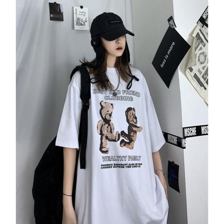 Áo thun tay lỡ Unisex Awesometee, áo phông form rộng ATL M444-55