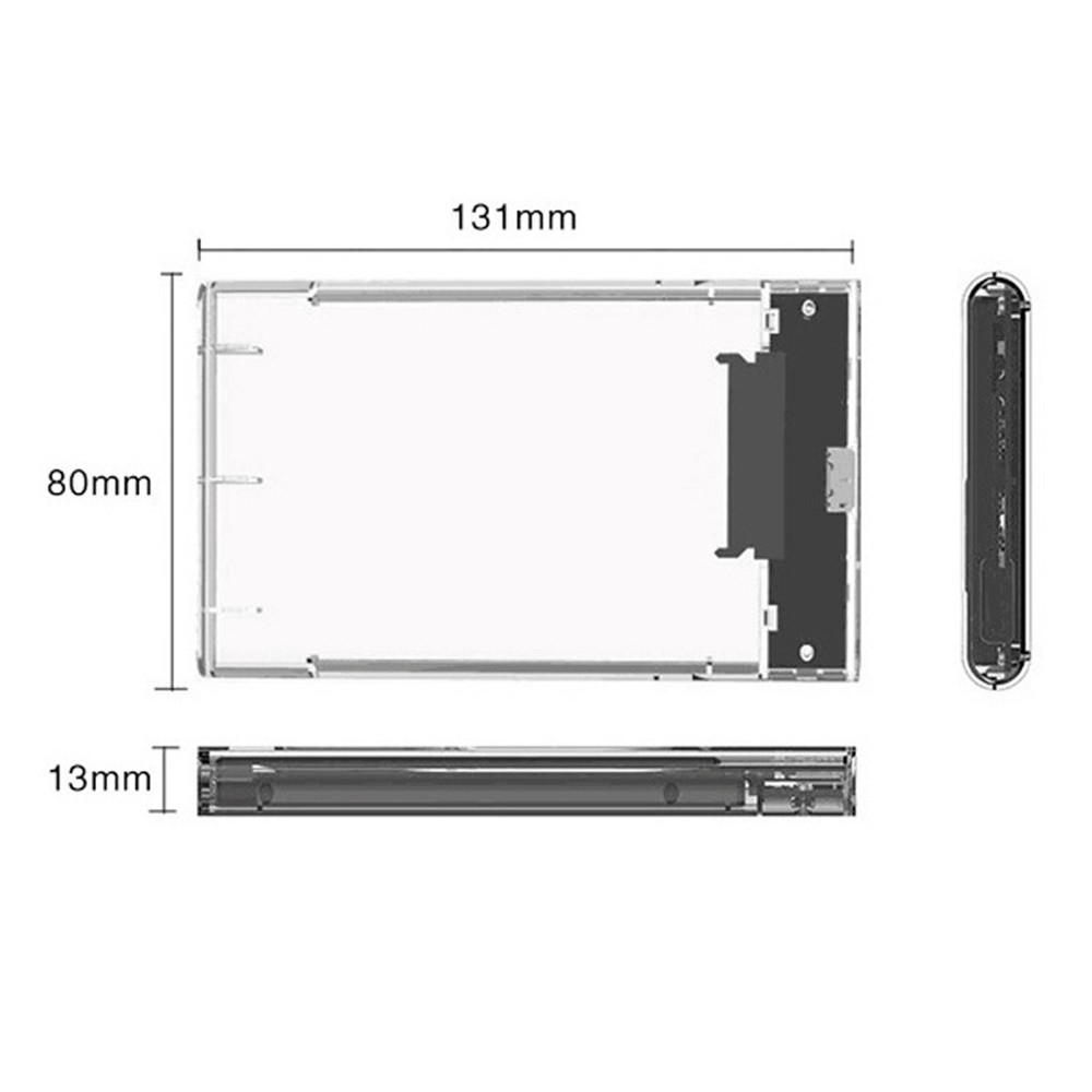 Vỏ bao ổ cứng đầu USB 3.0 HDD/2.5 Inch/5Gbps cao cấp | BigBuy360 - bigbuy360.vn