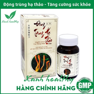 Đông trùng hạ thảo - Bồi bồ sức khỏe, hết suy nhược cơ thể - 30 viên - chuẩn GMP Bộ Y tế