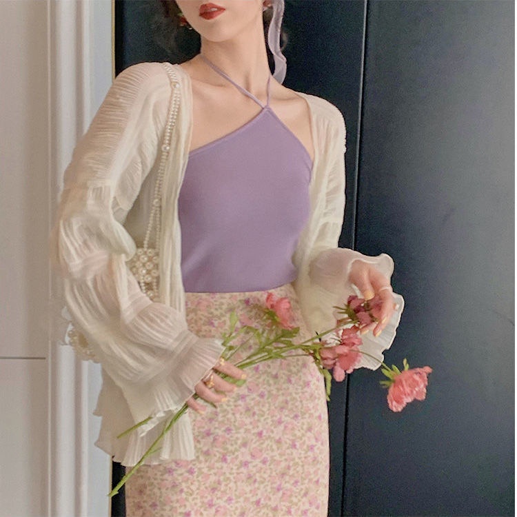 Áo Khoác cardigan Tay Dài Dáng Rộng Chống Nắng Thời Trang Mùa Hè Cho Nữ