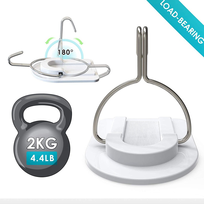 Set 6 Móc Chữ U Dán Tường Không Để Lại Dấu Vết Tiết Kiệm Không Gian Cho Nhà Bếp/Phòng Tắm