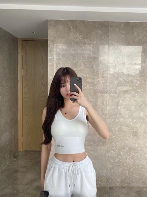 Áo bra sport tăm trơn ms 5710 đan lưng | BigBuy360 - bigbuy360.vn