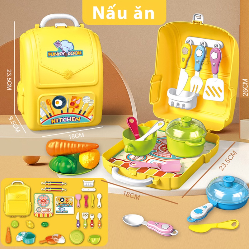 Đồ chơi trẻ em bộ đồ chơi nấu ăn cho bé