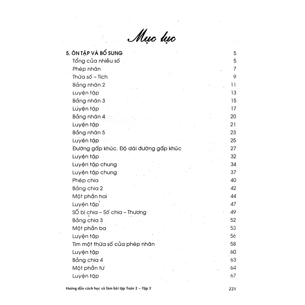 Sách Hướng Dẫn Cách Học Và Làm Bài Tập Toán Lớp 2 (Tập 2)