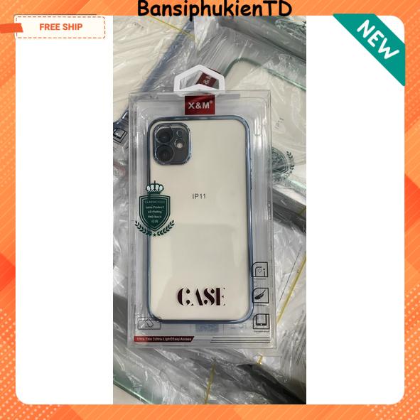 Ốp Lưng Viền Màu IPhone 13Promax 13Pro 13 12ProMax 12Pro 12 11ProMax 11