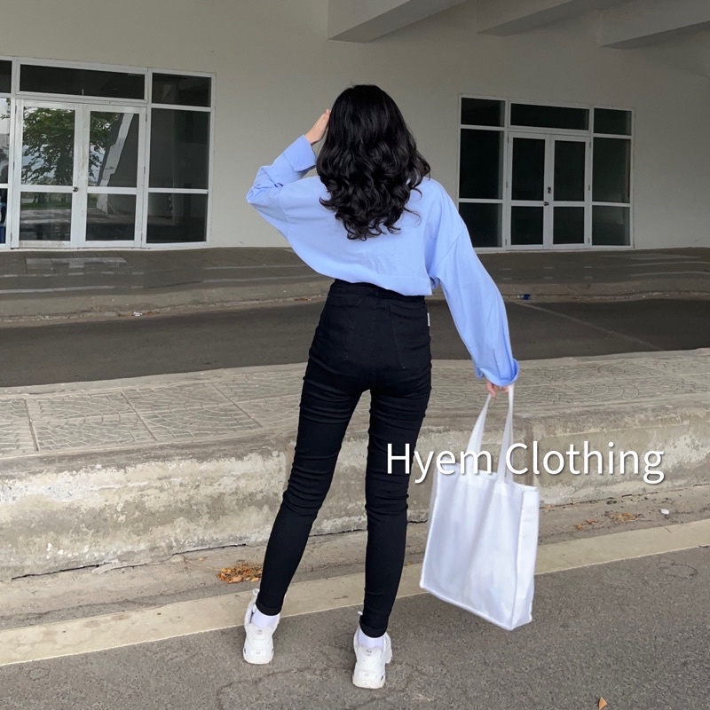 [NEW] Quần jean nữ lưng siêu cao dáng skinny ôm sát, hàng cao cấp - Ms02