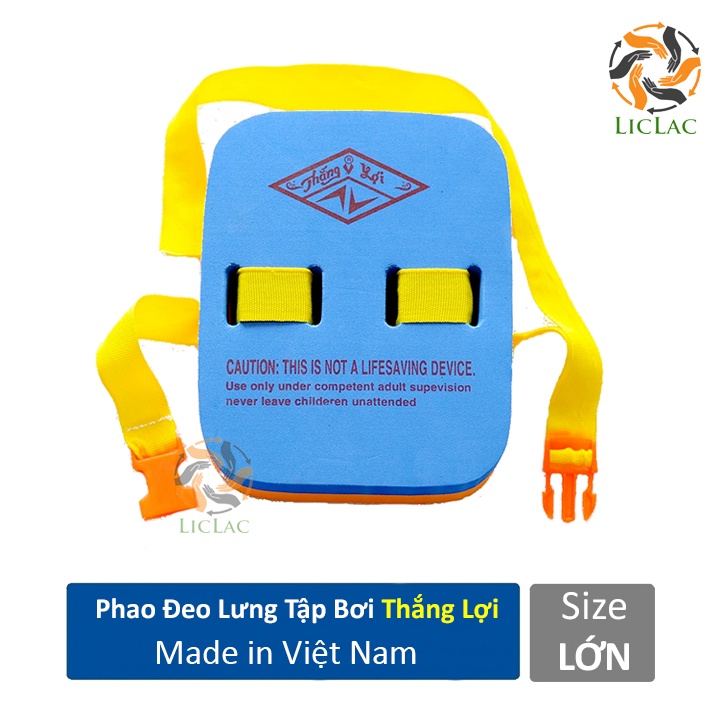 Bộ 2 Phao Lưng và Phao Tim Tập Bơi dùng được cho Người Lớn và Trẻ Em chính hãng Thắng Lợi - LICLAC