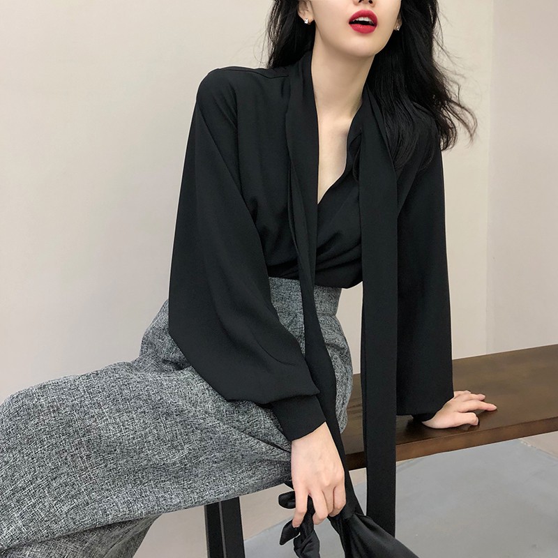 Áo sơ mi tay dài thời trang trẻ trung cá tính cho nữ