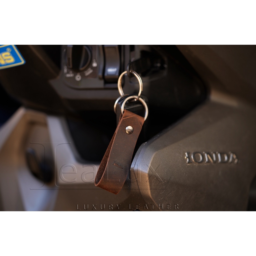 Móc Khóa Da Thật Lealux Keychain 1