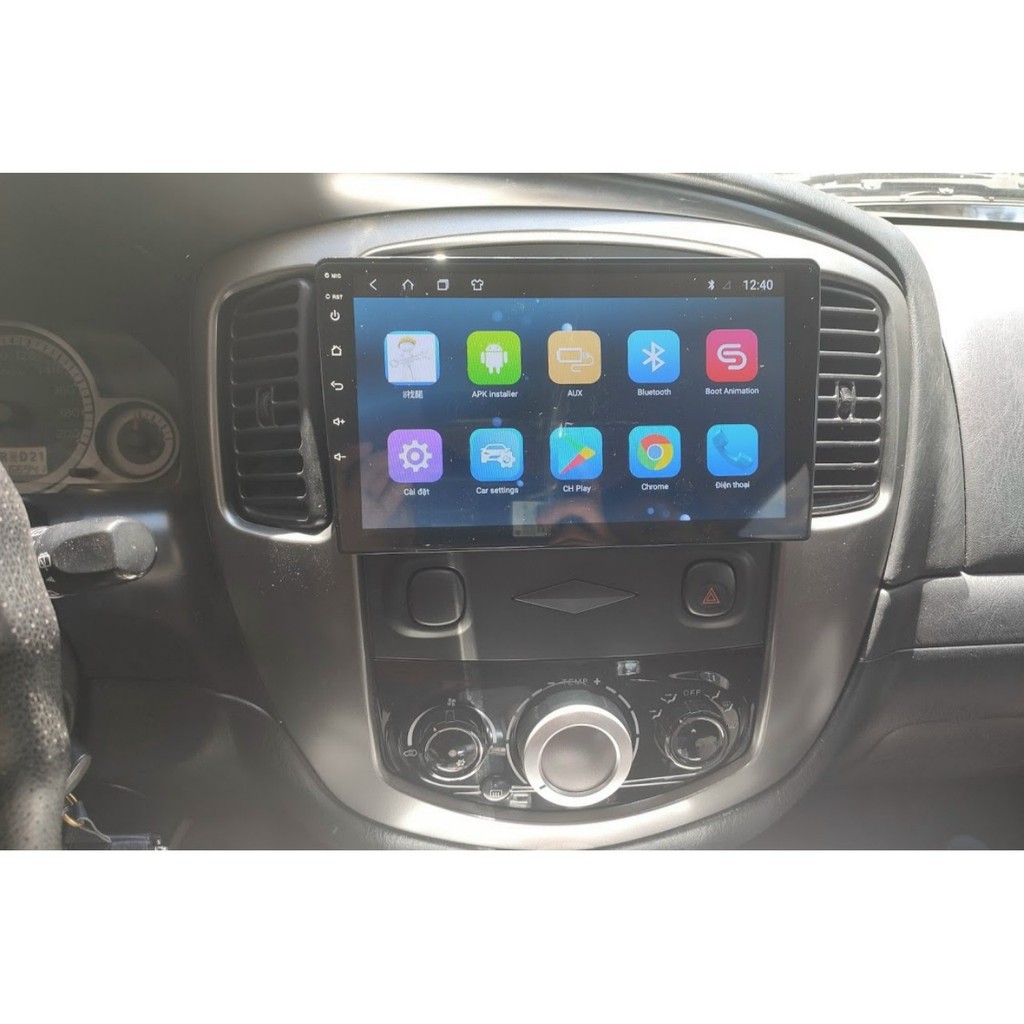 MẶT DƯỠNG FORD ESCAPE 2006 - 2014, 9 INCH JACK NGUỒN ZIN