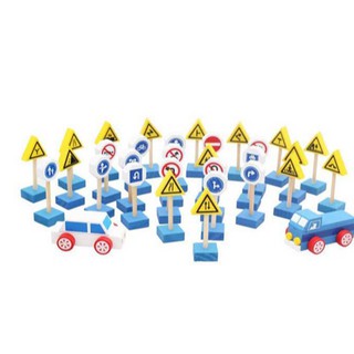 Biển báo giao thông gỗ