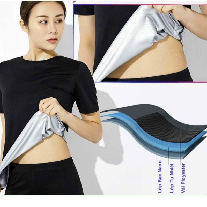 Áo Tập Sinh Nhiệt Đánh Tan Mỡ, Quần Tập Sinh Nhiệt Đánh Tan Mỡ Đổ Mồ Hôi Giảm Mỡ Siêu Tốc