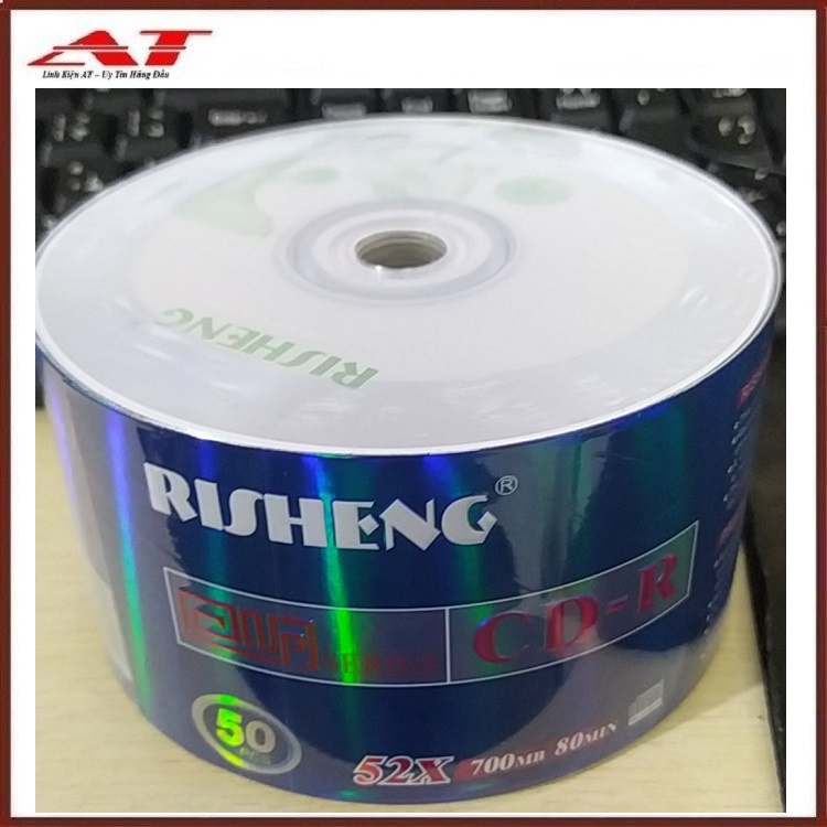 Đĩa trắng, Đĩa CD trắng Risheng hộp 50 cái dung lượng 700mb