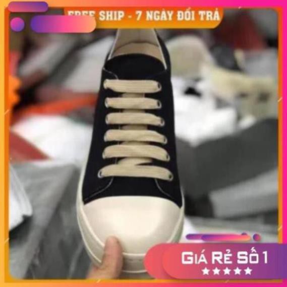 [Sale 3/3] [ 💝 GIÁ SALE] Giày rick owen cổ thấp 🌟  R🔥E🔥P 1:1 VN đế thơm Full box + Bill Sale 11 -op1 " az