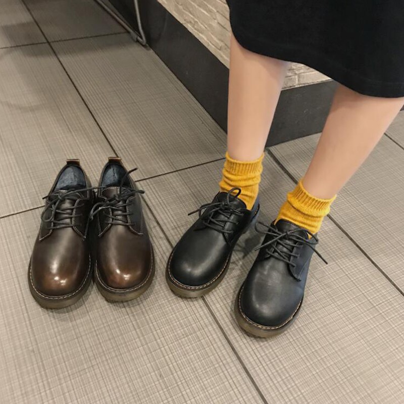 ulzzang (Sẵn + clip thật) Giày Oxford MS608 | BigBuy360 - bigbuy360.vn