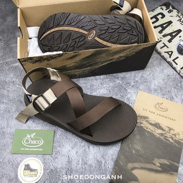 Dép Chaco đế thơm socola nâu cafe fullbox hàng cao cấp