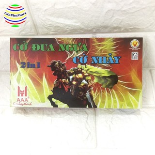 Bộ Cờ Đua Ngựa - Cờ Nhảy 2 in 1