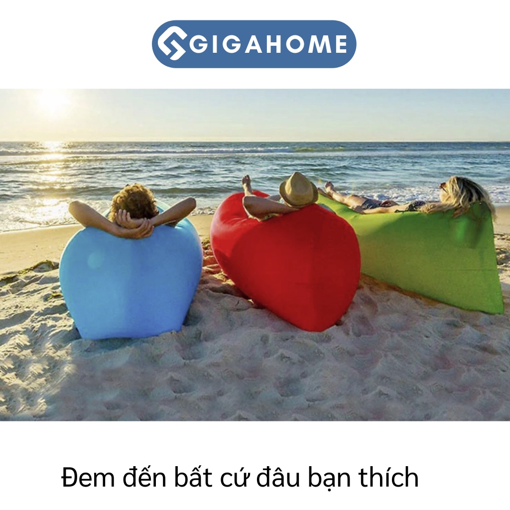 Ghế Hơi Du Lịch Không Cần Bơm GIGAHOME Có Túi Nhỏ Gọn Đem Theo 2655