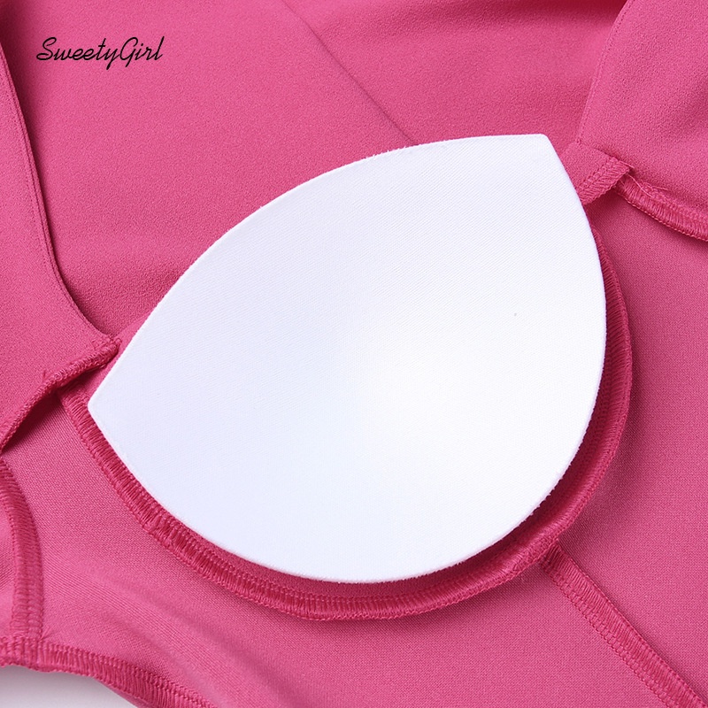 Đầm Mini Tay Dài Cổ Chữ V Khoét Sâu Màu Trơn 2022 Cho Nữ