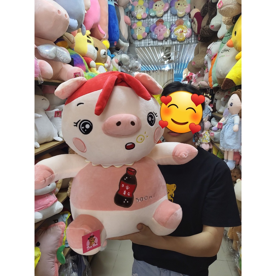 Thú bông, gấu bông, heo ngồi, khủng long nằm mũm mĩm đáng yêu bao so giá