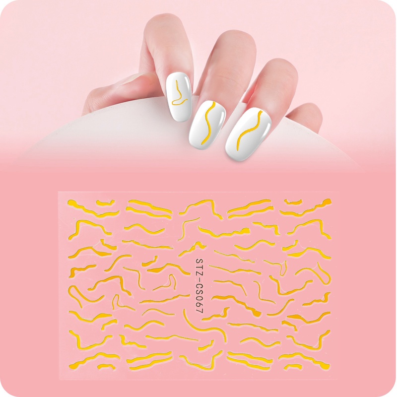 [Hàng mới về] Tờ nhãn dán trang trí móng tay nghệ thuật họa tiết xinh xắn