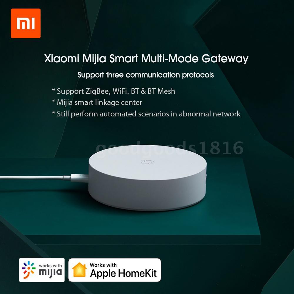 CỔNG ĐA CHẾ ĐỘ THÔNG MINH XIAOMI MIJIA (WIFI, ZIGBEE 3.0, BLUETOOTH) MI HOME, APPLE HOMEKIT