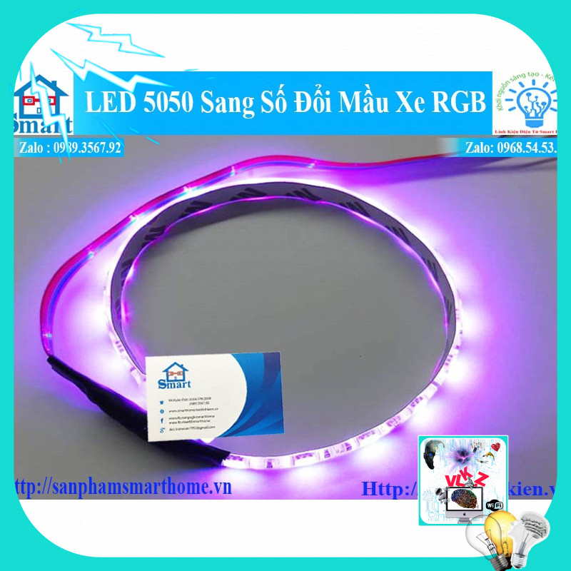 [Vielink.z]Đèn LED Sang Số Đổi Màu Xe RGB